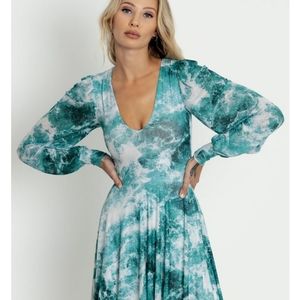 Blackmilk Troubled Waters Sheer Romance dress